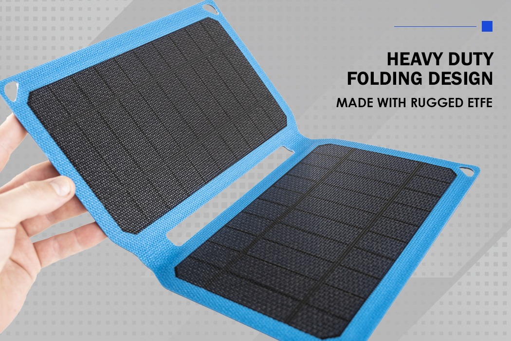 Kings Portable 10W Solar Panel Blanket Kit Mobile Phone Battery